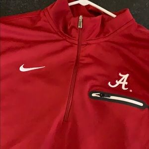 Nike roll tide 1/2 zip